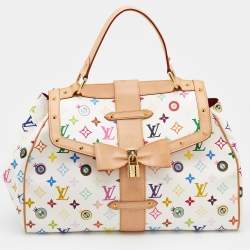 Louis Vuitton x Murakami Limited Edition Monogram Multicolor Alma Top Handle Bag