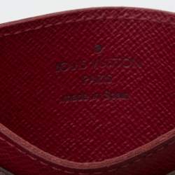 Louis Vuitton Fuchsia Monogram Canvas Card Holder
