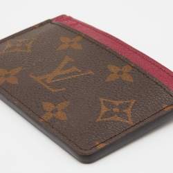 Louis Vuitton Fuchsia Monogram Canvas Card Holder