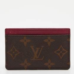 Louis Vuitton Fuchsia Monogram Canvas Card Holder