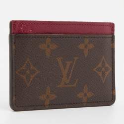 Louis Vuitton Fuchsia Monogram Canvas Card Holder