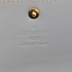 Louis Vuitton Silver Monogram Vernis Sarah Wallet