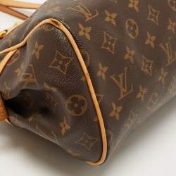 Pre Owned Louis Vuitton Brown Canvas Monogram Montorgueil PM bag