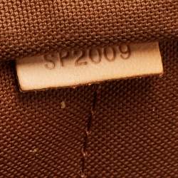 Pre Owned Louis Vuitton Brown Canvas Monogram Montorgueil PM bag