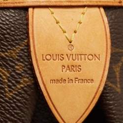 Pre Owned Louis Vuitton Brown Canvas Monogram Montorgueil PM bag