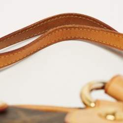 Pre Owned Louis Vuitton Brown Canvas Monogram Montorgueil PM bag