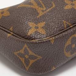 Pre Owned Louis Vuitton Monogram Canvas Mini Pochette Accessoires