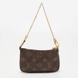 Pre Owned Louis Vuitton Monogram Canvas Mini Pochette Accessoires
