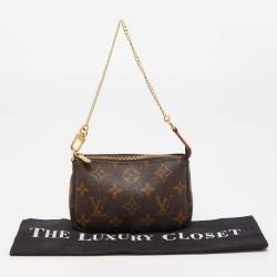 Pre Owned Louis Vuitton Monogram Canvas Mini Pochette Accessoires
