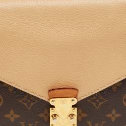 Pre Owned حقيبة لوي فيتون بالاس كانفاس مونوغرامي بيج رملي بسلسلة