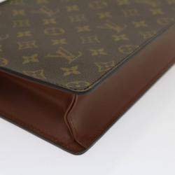 Pre Owned Louis Vuitton Monogram Canvas Pochette Homme Clutch 