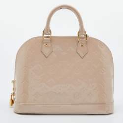 Louis Vuitton Rose Angelique Monogram Vernis  Alma PM Bag