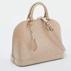 Louis Vuitton Rose Angelique Monogram Vernis  Alma PM Bag