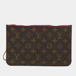 Pre Owned Louis Vuitton Monogram Neverfull MM Pouch