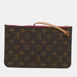 Pre Owned Louis Vuitton Monogram Neverfull MM Pouch