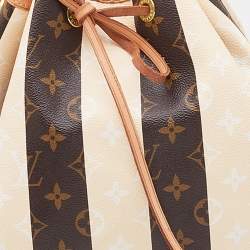 Pre Owned Louis Vuitton Monogram Canvas Limited Edition Rayures Petit Noe Bag
