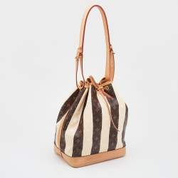 Pre Owned Louis Vuitton Monogram Canvas Limited Edition Rayures Petit Noe Bag
