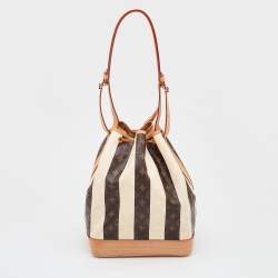 Pre Owned Louis Vuitton Monogram Canvas Limited Edition Rayures Petit Noe Bag