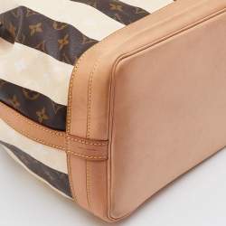 Pre Owned Louis Vuitton Monogram Canvas Limited Edition Rayures Petit Noe Bag