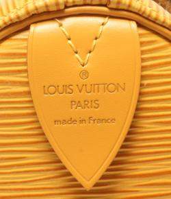 Pre Owned Louis Vuitton Yellow Epi Leather Speedy 25 Satchel