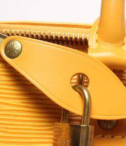 Pre Owned Louis Vuitton Yellow Epi Leather Speedy 25 Satchel