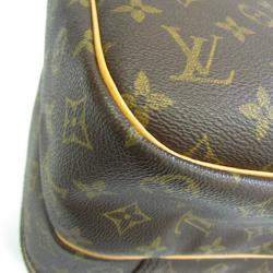 Pre Owned Louis Vuitton Brown Monogram Canvas Alize 24 Heures Briefcase