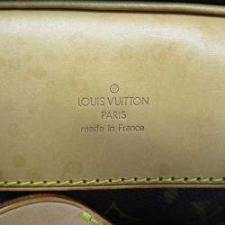 Pre Owned Louis Vuitton Brown Monogram Canvas Alize 24 Heures Briefcase