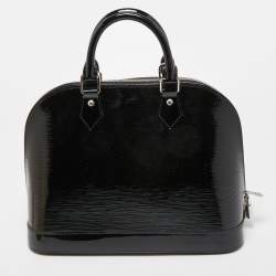 Pre Owned Louis Vuitton Black Electric Epi Leather Alma PM Bag