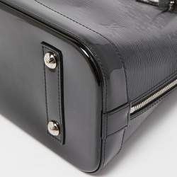 Pre Owned Louis Vuitton Black Electric Epi Leather Alma PM Bag