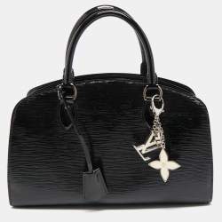 Pre Owned Louis Vuitton Black Electric Epi Leather Jasmine Satchel