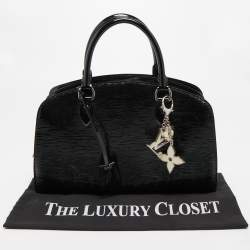 Pre Owned Louis Vuitton Black Electric Epi Leather Jasmine Satchel