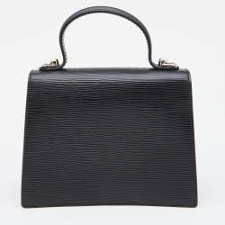 Pre Owned Louis Vuitton Black Epi Leather Sevigne PM Bag
