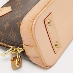Pre Owned Louis Vuitton Monogram Canvas Alma BB Bag