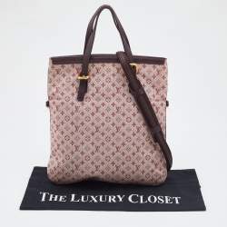 Pre Owned Louis Vuitton Cherry Monogram Mini Lin Francoise Bag