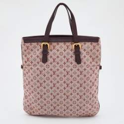 Pre Owned Louis Vuitton Cherry Monogram Mini Lin Francoise Bag