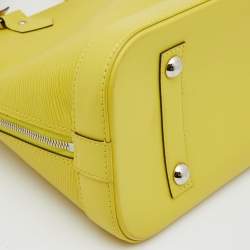 Pre Owned Louis Vuitton Citron Epi Leather Alma PM Bag