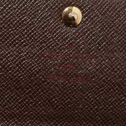Louis Vuitton Damier Ebene Canvas Sarah Wallet