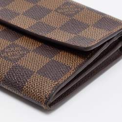 Louis Vuitton Damier Ebene Canvas Sarah Wallet
