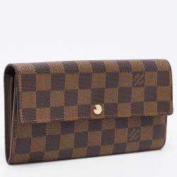 Louis Vuitton Damier Ebene Canvas Sarah Wallet