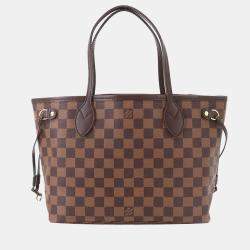 Louis Vuitton Brown Damier Ebene Canvas Neverfull PM Tote Bag