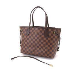 Louis Vuitton Brown Damier Ebene Canvas Neverfull PM Tote Bag
