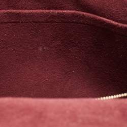 Pre Owned Louis Vuitton Bordeaux Damier Ebene Canvas Wight Bag