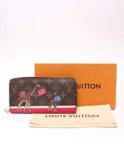 Louis Vuitton Brown Monogram Canvas Giraffe Zippy Wallet