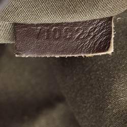 Pre Owned Louis Vuitton Khaki Monogram Mini Lin Canvas Noelie Bag