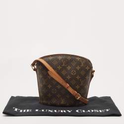 Pre Owned Louis Vuitton Monogram Canvas Drouot Bag