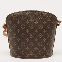 Pre Owned Louis Vuitton Monogram Canvas Drouot Bag