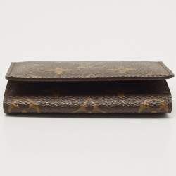 Pre Owned Louis Vuitton Monogram Canvas Business Card Holder