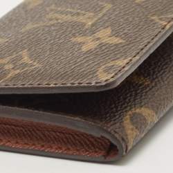 Pre Owned Louis Vuitton Monogram Canvas Business Card Holder