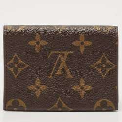 Pre Owned Louis Vuitton Monogram Canvas Business Card Holder