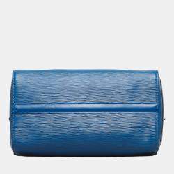 Louis Vuitton Blue Epi Leather Speedy 30 Handbag